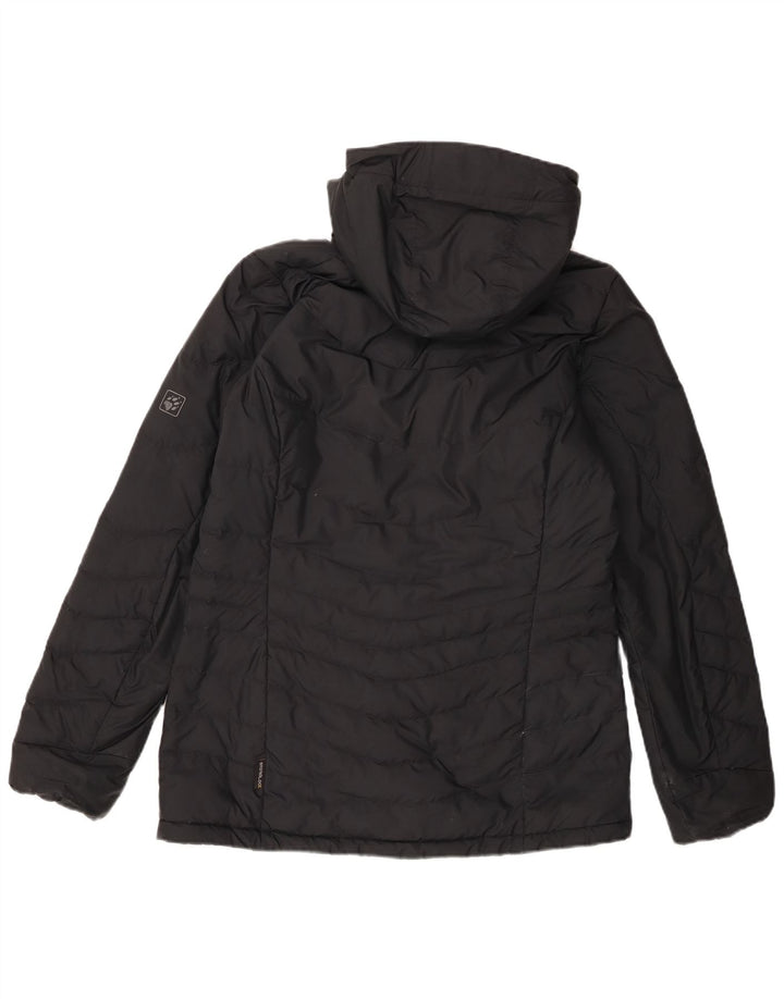 Jack Wolfskin Damen Übergroße, gepolsterte Kapuzenjacke IT 36 XS Schwarz