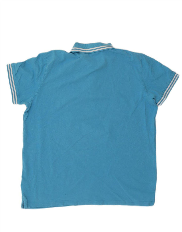 KAPPA Mens Polo Shirt 2XL Blue Cotton
