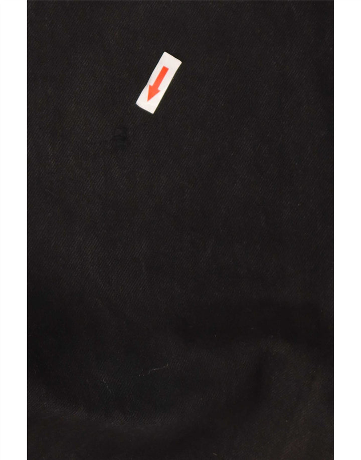 Levi's Herren Straight Jeans W36 L32 Schwarze Baumwolle