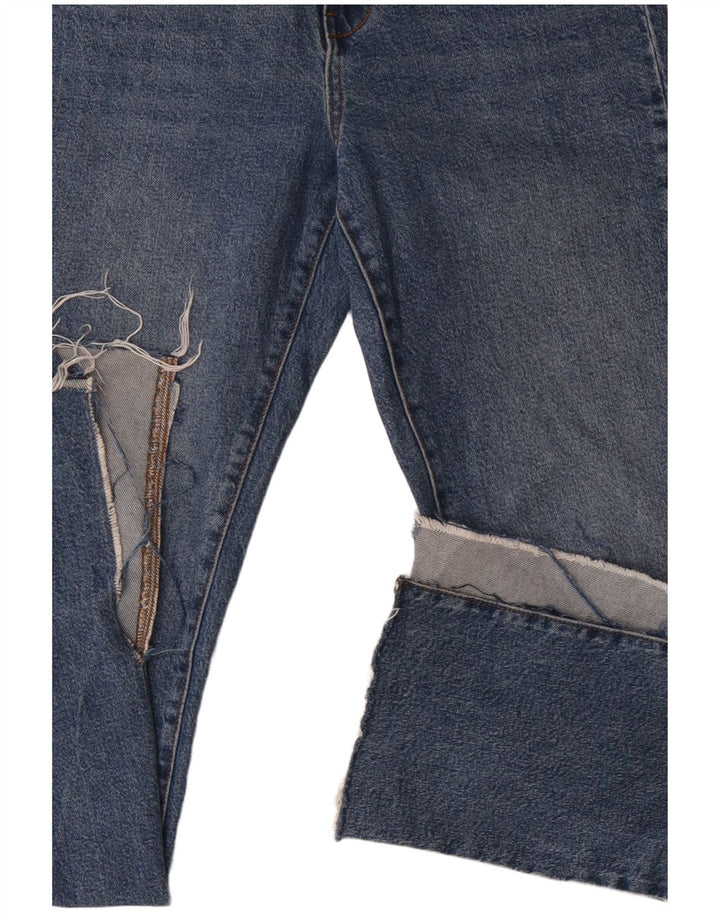 ZARA Damen Bootcut Jeans EU 36 XS W26 L33 Blau