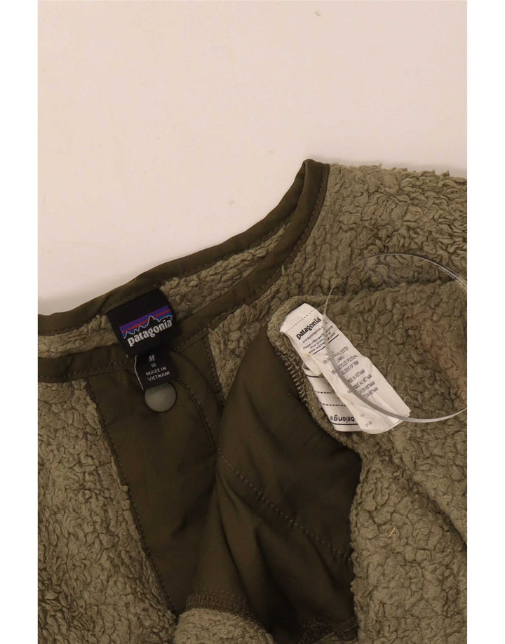 Patagonia Mädchen-Fleecejacke, 9–10 Jahre, mittleres Khaki, Polyester