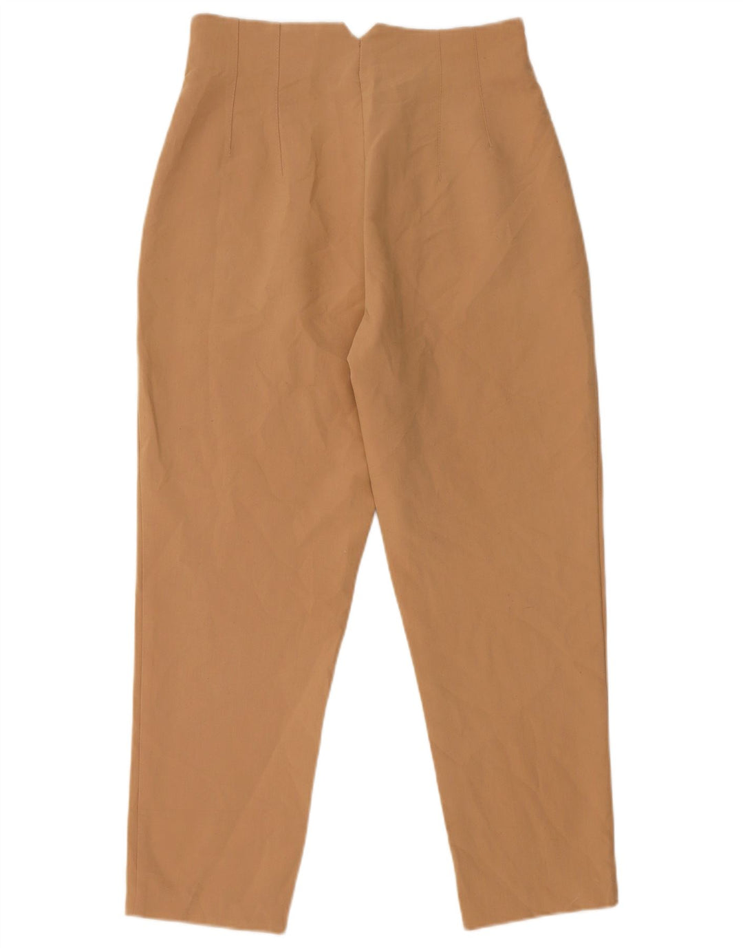 Zara Damen Tapered Anzughose Mittel W28 L26 Beige