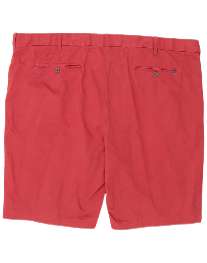 Marks & Spencer Herren Chinoshorts W48 4XL Rote Baumwolle