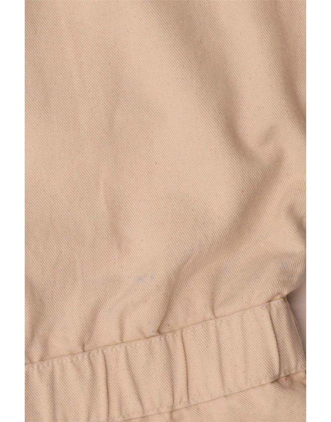 Zara Womens Denim Playsuit UK 14 Mittelbeige Baumwolle