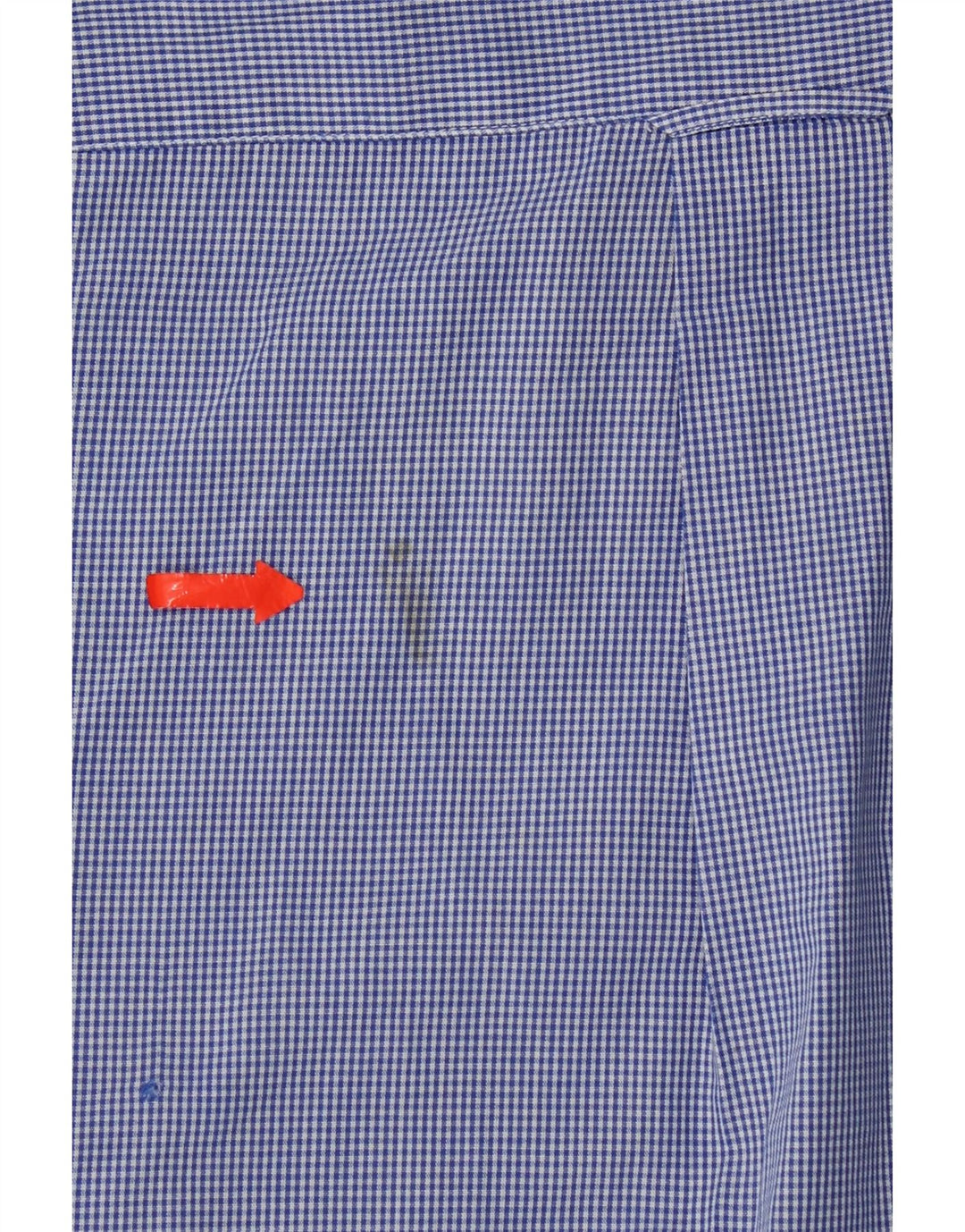 Izod Herrenhemd, groß, blau, Gingham-Baumwolle