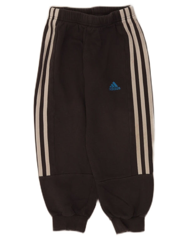 Adidas Jungen-Trainingshose, Jogginghose, 5–6 Jahre, graue Baumwolle