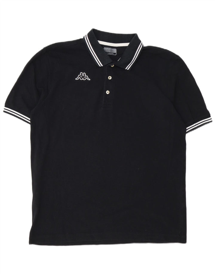 Kappa Herren Poloshirt XL Schwarz