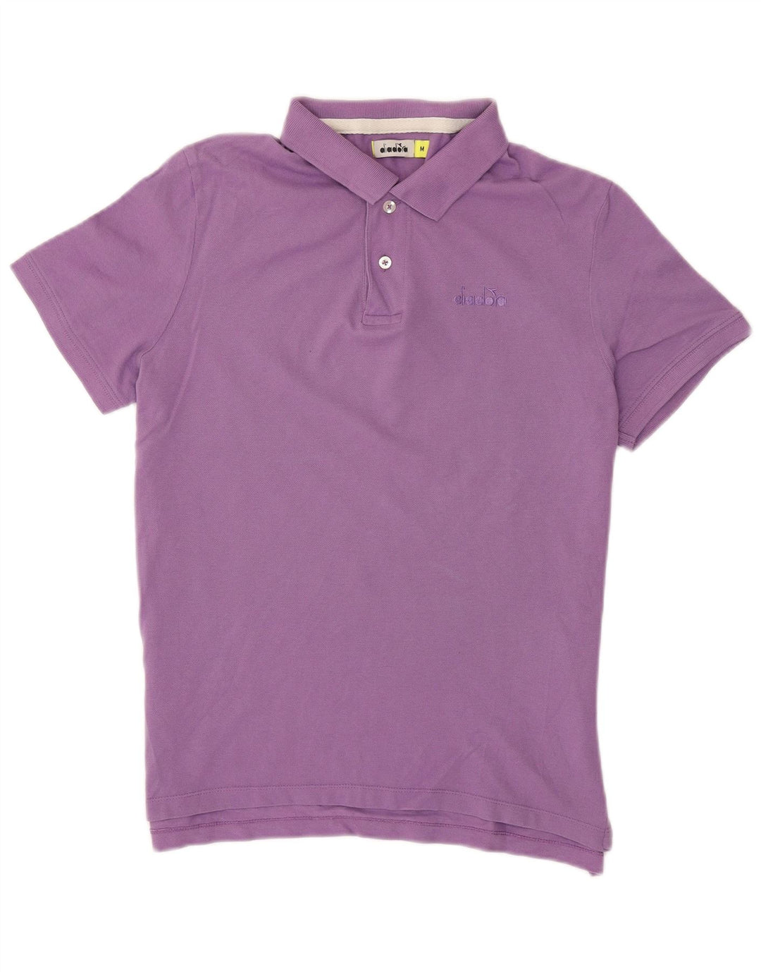 Diadora Herren-Poloshirt aus mittelvioletter Baumwolle