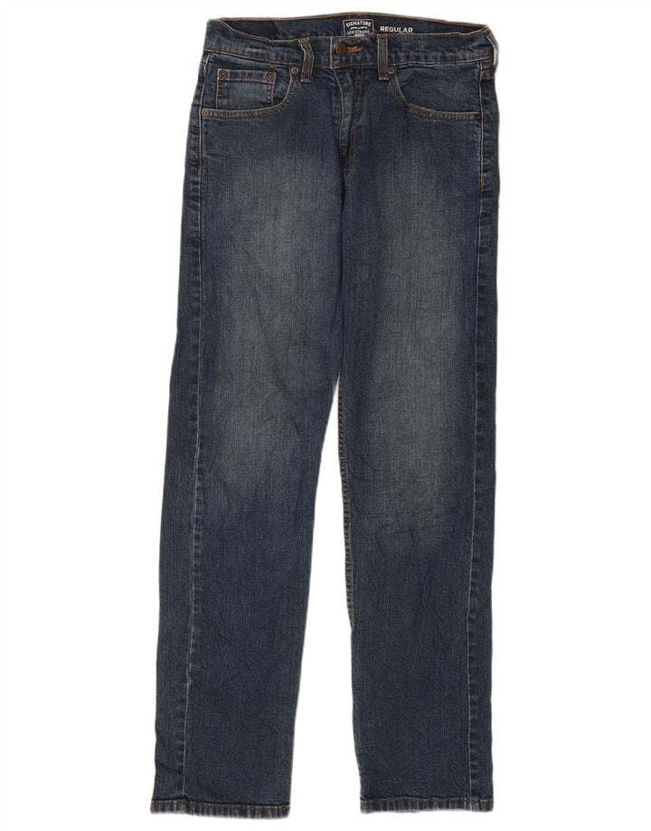 Levi's Herren Signature Regular Straight Jeans W30 L32 Blaue Baumwolle