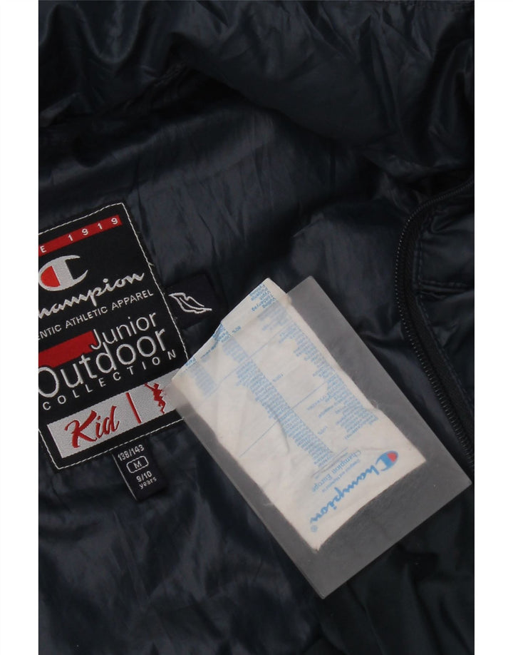 Champion Wattierte Weste für Jungen, 9–10 Jahre, mittelmarineblaues Polyester
