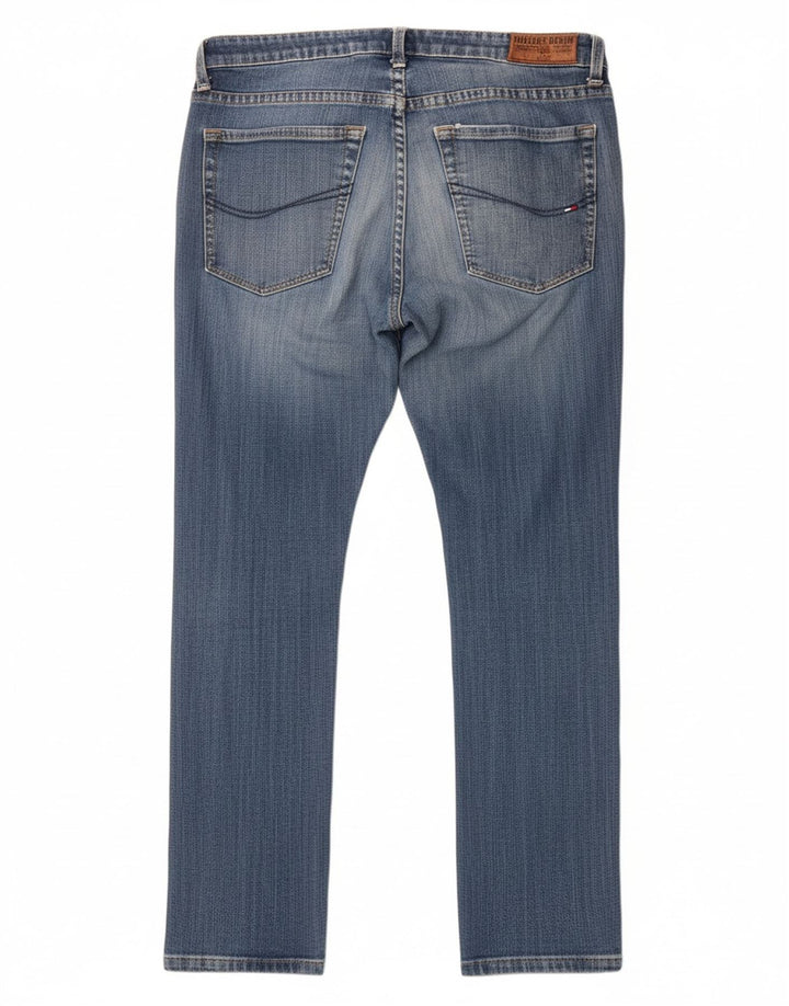 TOMMY HILFIGER Womens Slim Jeans W33 L34 Blue Cotton