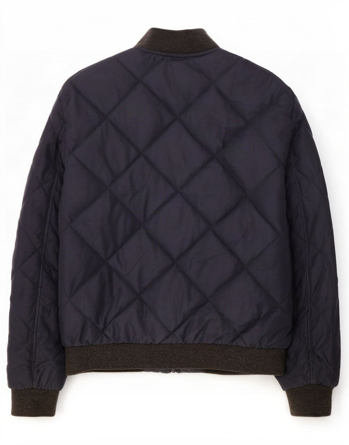 Marks & Spencer gesteppte Bomberjacke für Herren, UK 38, mittelmarineblau, Polyester