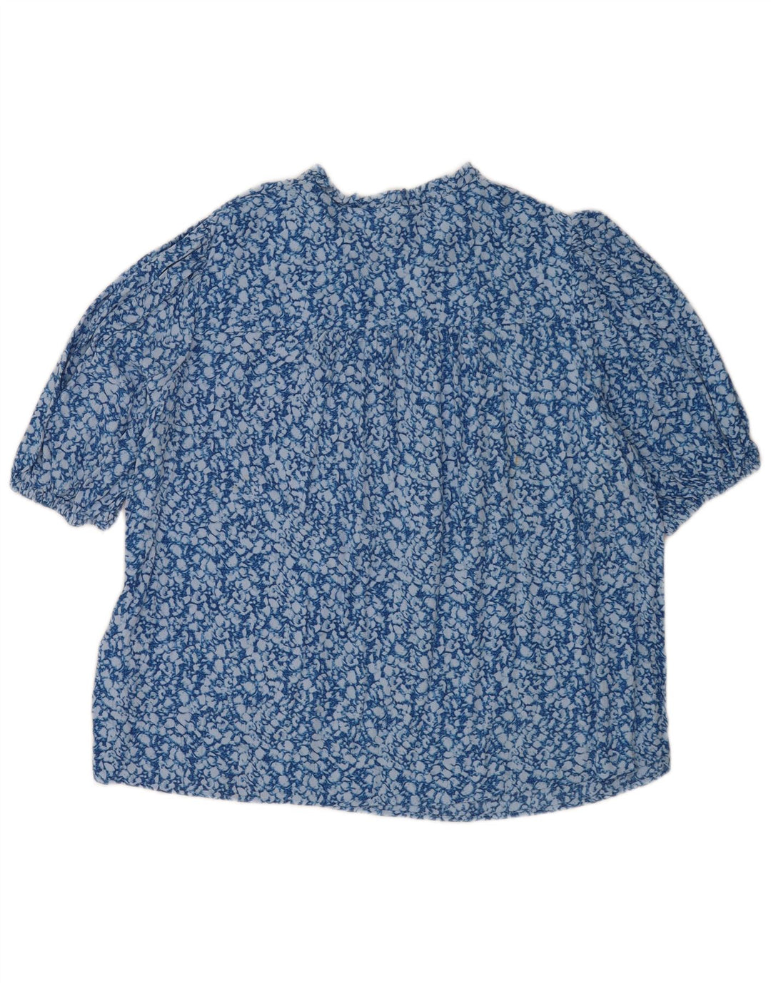 Marks & Spencer Damen-Blusenoberteil in Übergröße, Gr. 44, Blau, Viskose