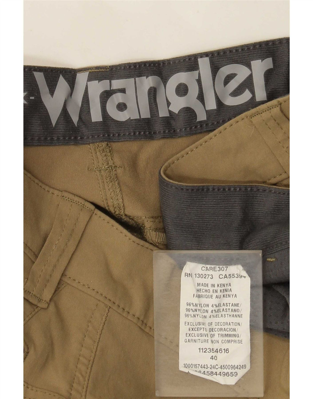 Wrangler Herren Cargoshorts W40 XL Beige Nylon
