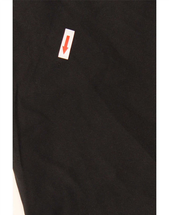 Gerade Herren-Anzughose von Marks & Spencer, W42, L31, schwarzes Polyester