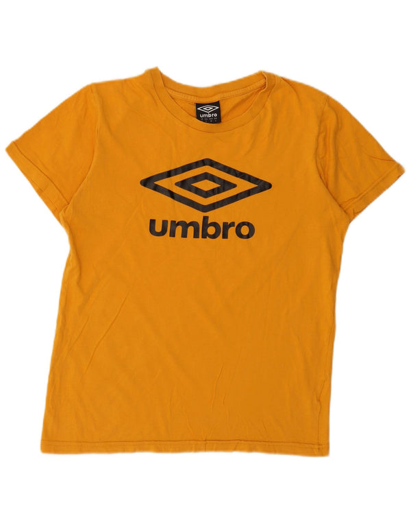 Umbro Herren-T-Shirt mit Grafik, Größe S, Gelb