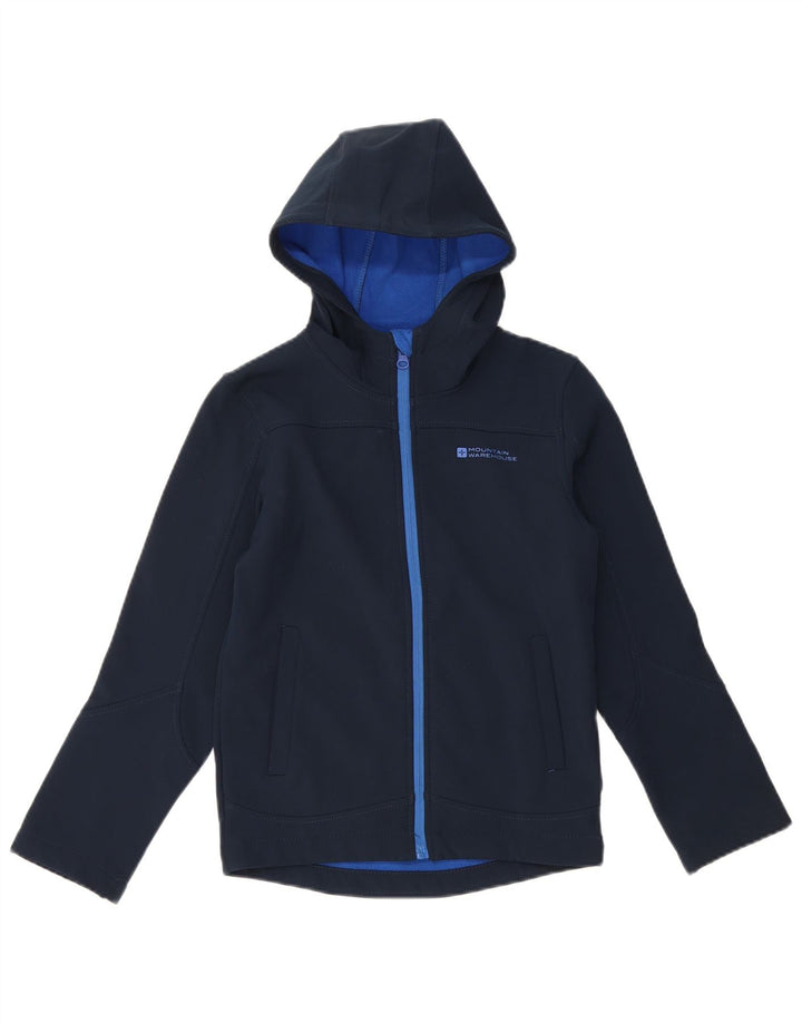 Mountain Warehouse Windjacke für Jungen, 9–10 Jahre, marineblaues Polyester