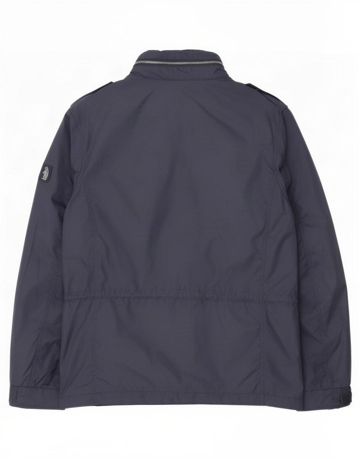 Refrigue Herren-Utility-Jacke UK 40 Large Marineblaues Nylon