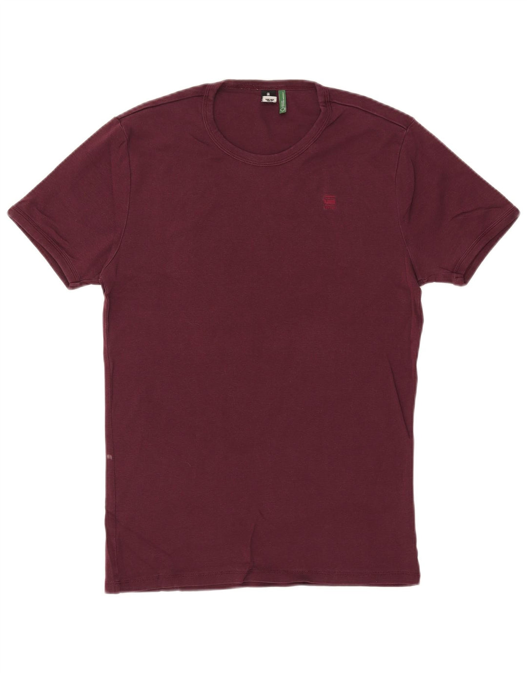 G-STAR Herren T-Shirt Top Large Burgund Baumwolle