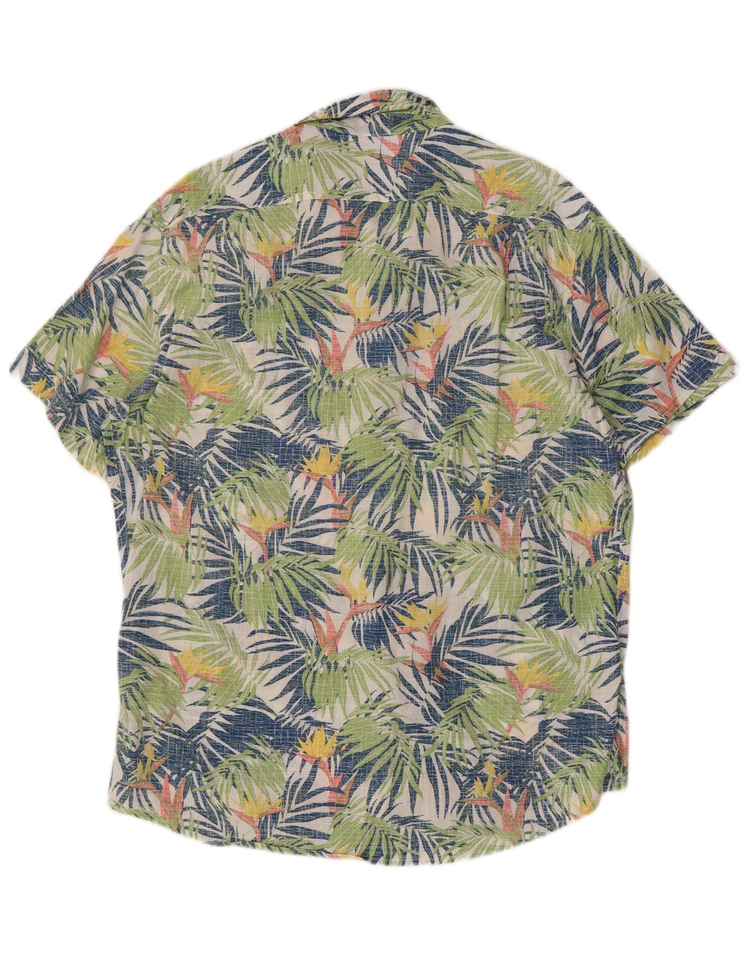 Izod Herren Salzwasser-Kurzarmhemd, groß, mehrfarbig, Blumenmuster, Baumwolle