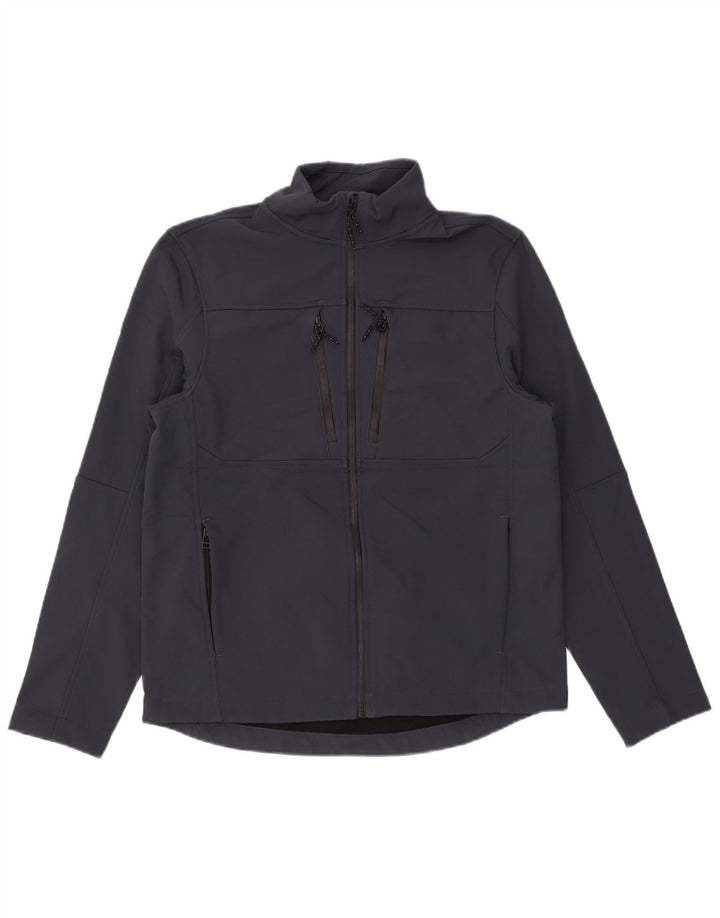 Marks & Spencer Herren-Trainingsanzug, Oberteil, Jacke, groß, marineblau, Polyester