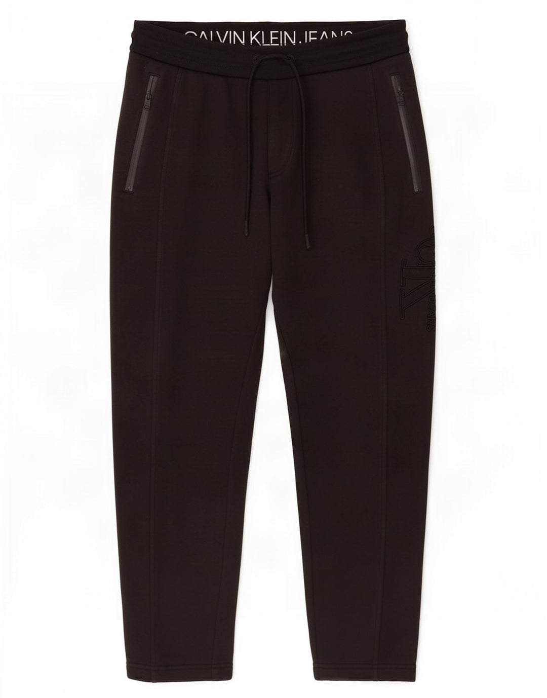 Calvin Klein Jeans Herren-Trainingshose, mittelschwarz, Baumwolle