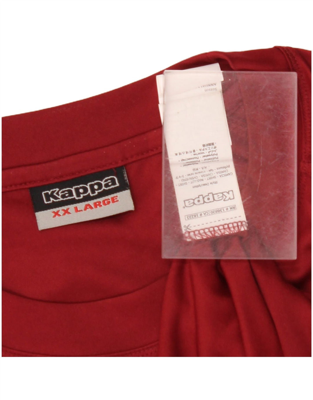 KAPPA Herren Grafik-Top Langarm 2XL Kastanienbraun Polyester