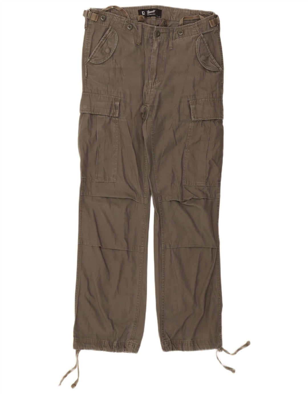 Brandit Damen Cargo-Cargohose W29 L29 Khaki Baumwolle