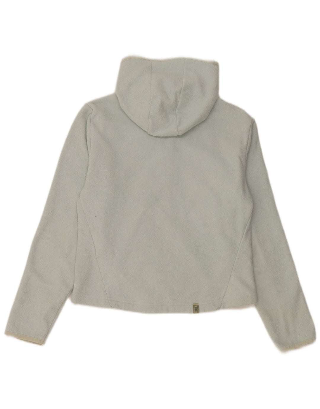 Helly Hansen Womens Crop Hooded Fleece Jacket UK 10 Small Blau Polyester
