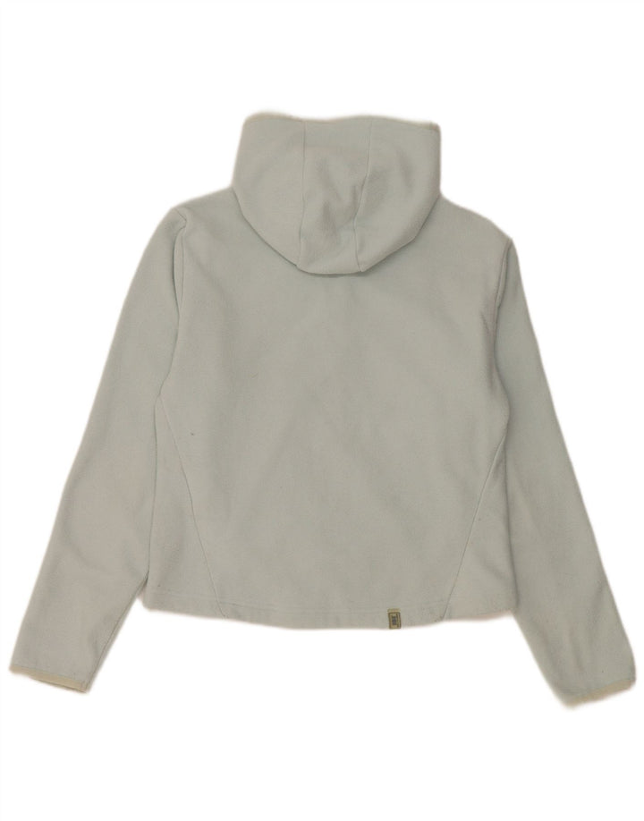 Helly Hansen Womens Crop Hooded Fleece Jacket UK 10 Small Blau Polyester