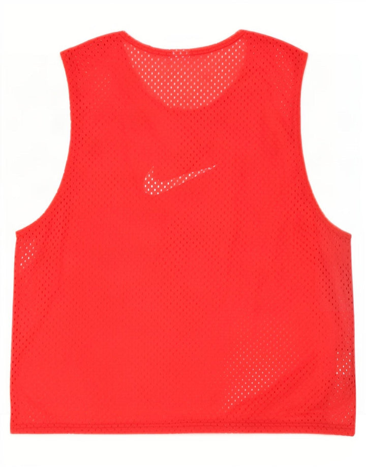 Nike Herren-T-Shirt mit Grafik, groß, aus rotem Polyester