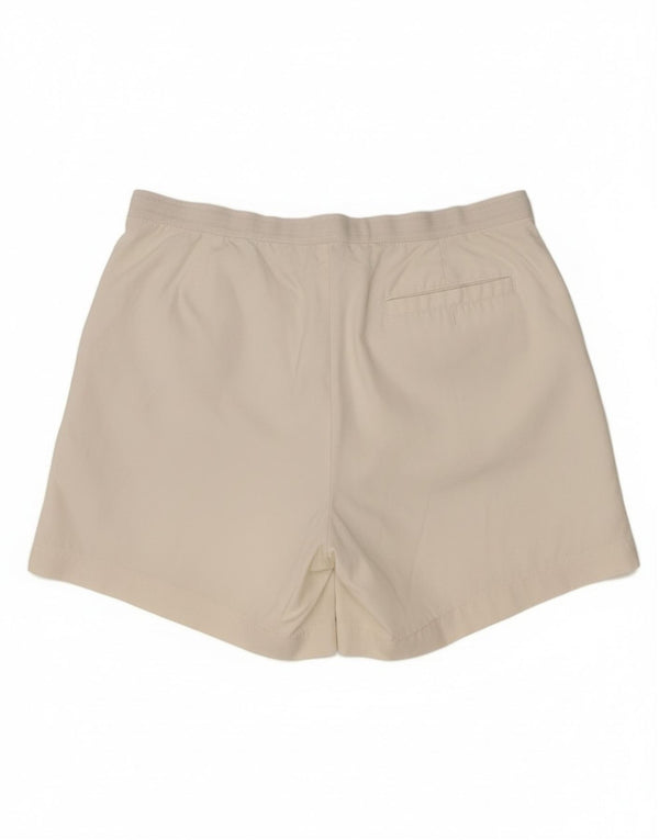 Fila Damen-Chinoshorts mit hoher Taille und Pegged, Größe 50, XL, W34, gebrochenes Weiß