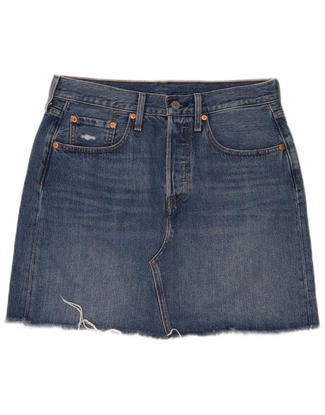 Levi's Damen Jeansrock W30 Mittelblau