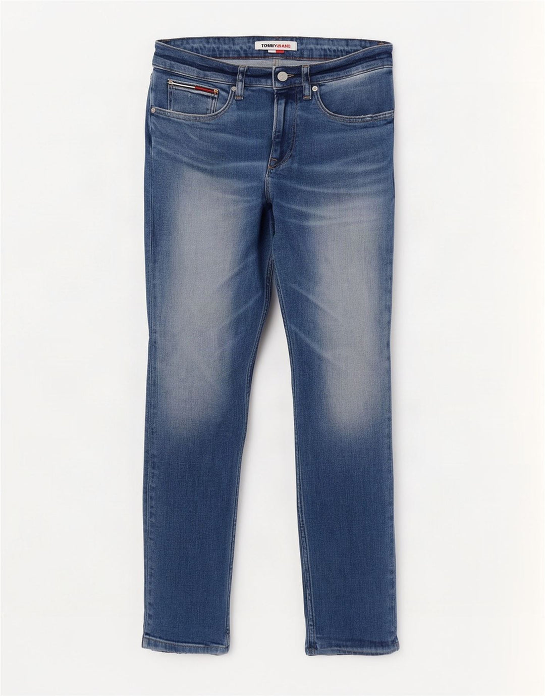 Tommy Hilfiger Herren Slim Jeans W30 L32 Blaue Baumwolle