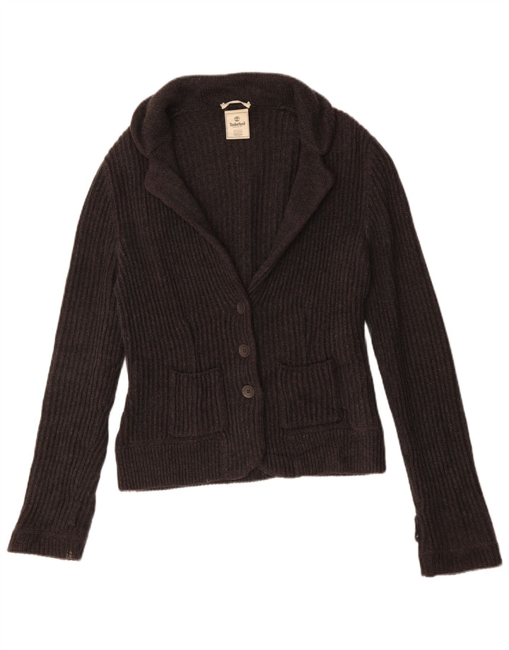 Timberland Damen Strickjacke UK 12 Mittelgrau