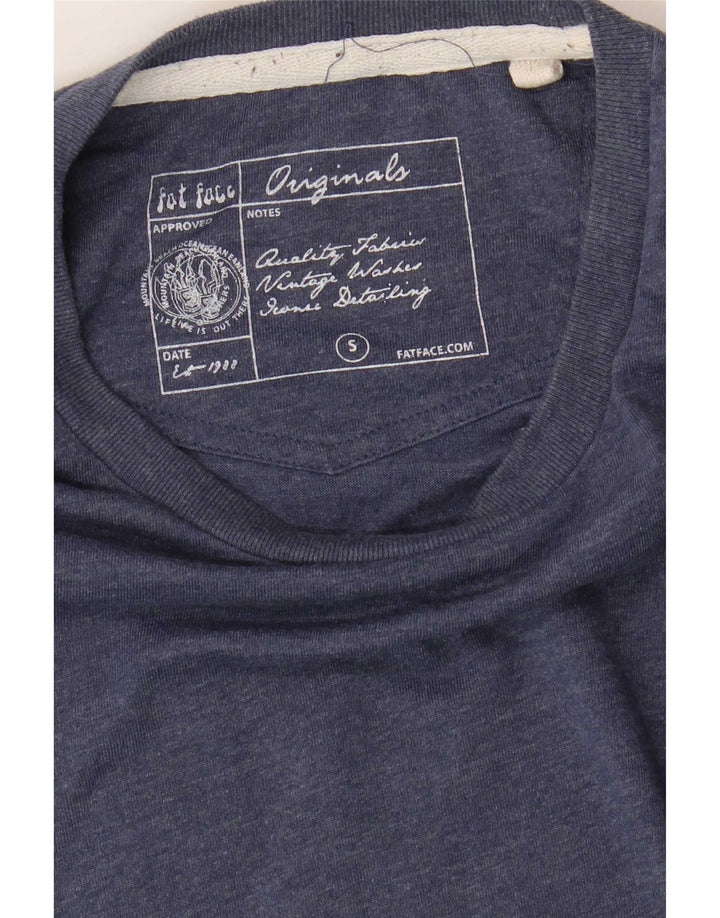 Fat Face Herren T-Shirt Top Small Marineblau