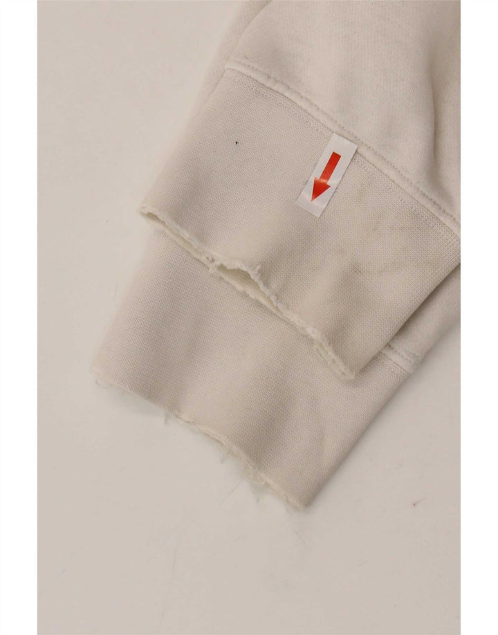 Nike Herren Kapuzenpullover, groß, aus weißer Baumwolle