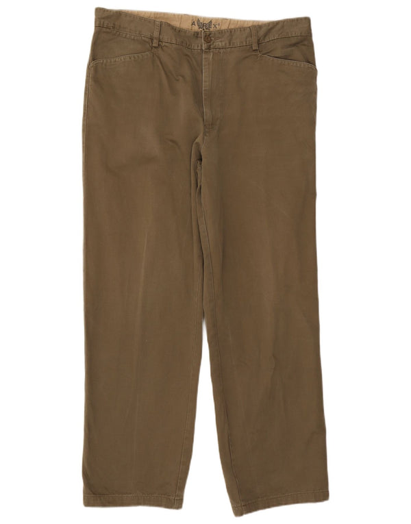 AVIREX Gerade Freizeithose für Herren, W38, L30, Khaki, Baumwolle