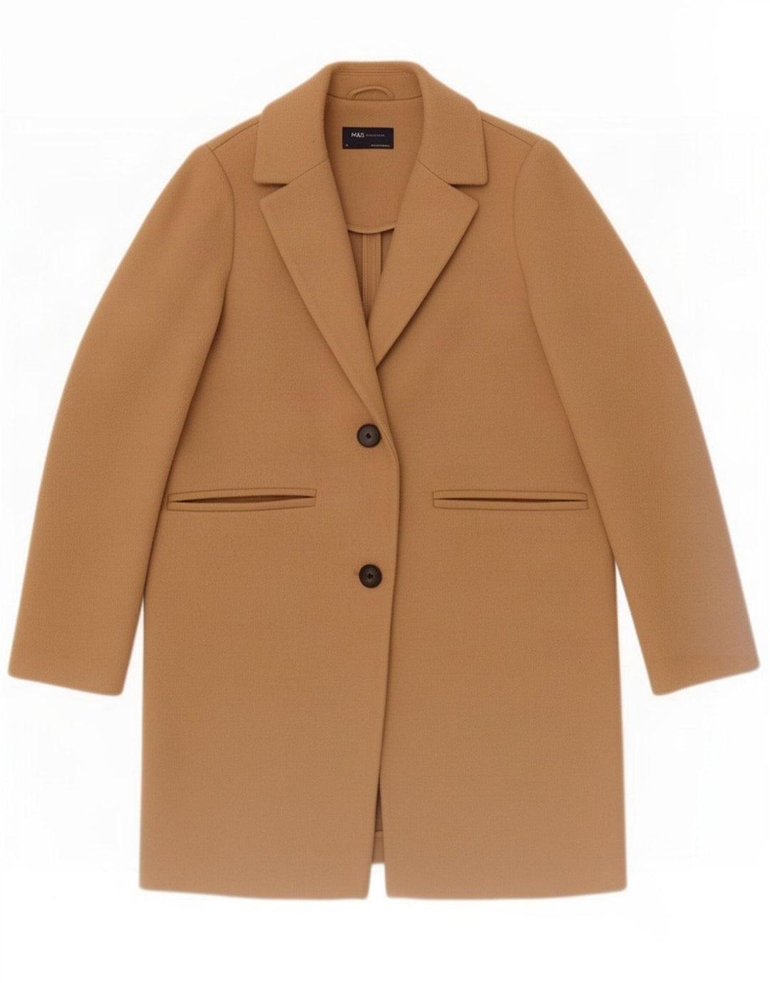 Marks & Spencer Damenmantel UK 12 Mittelbraunes Polyester