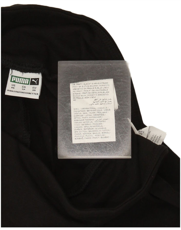 PUMA Damen Sportshorts UK 4 XS Schwarz Baumwolle