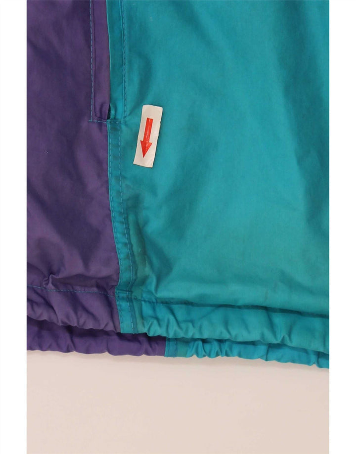 Shamp Herren-Regenjacke mit Kapuze, EU 48/50, mittelgroß, mehrfarbig, Farbblock