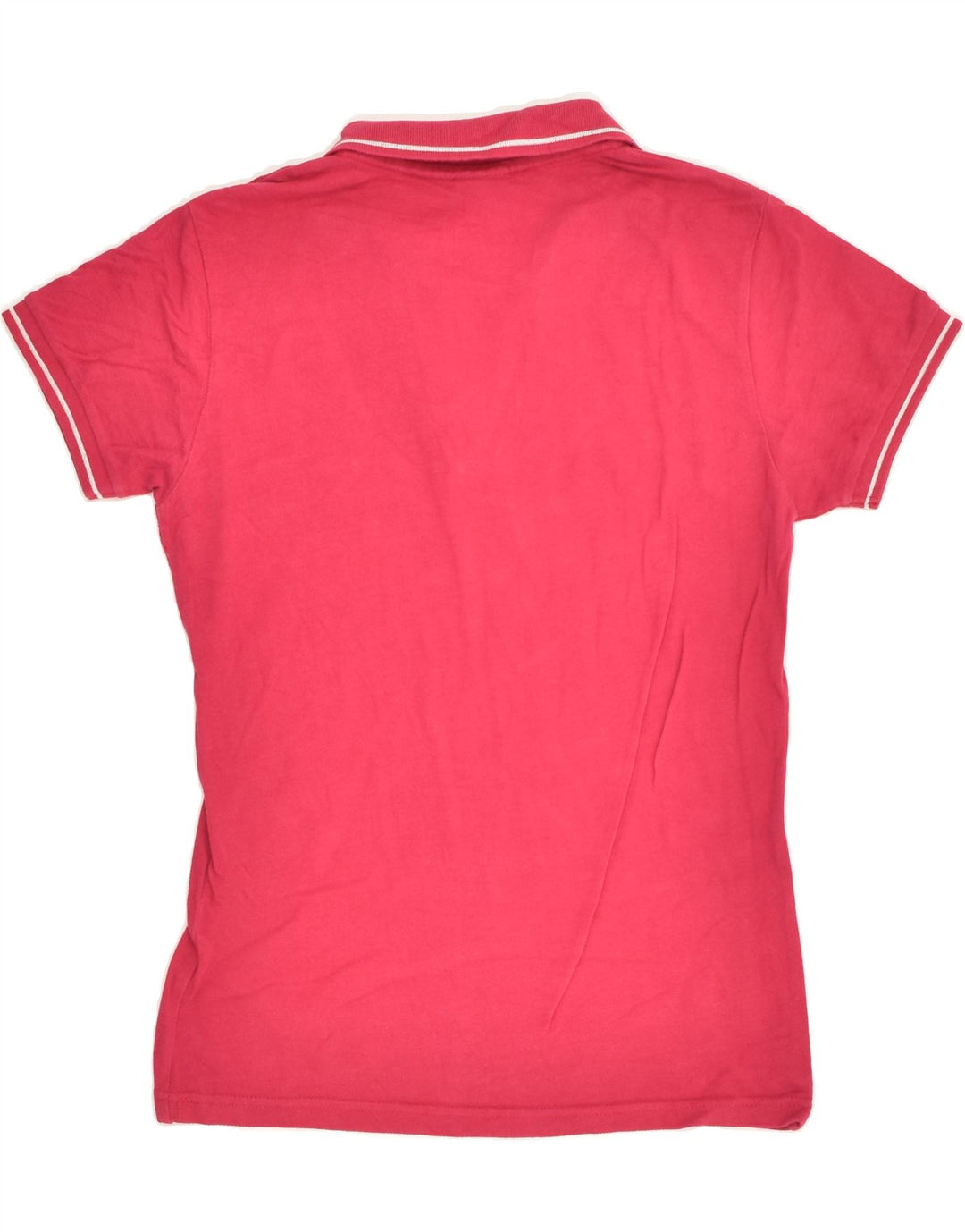 ASICS Womens Polo Shirt UK 12 Medium Pink | Vintage Asics | Thrift | Second-Hand Asics | Used Clothing | Messina Hembry 