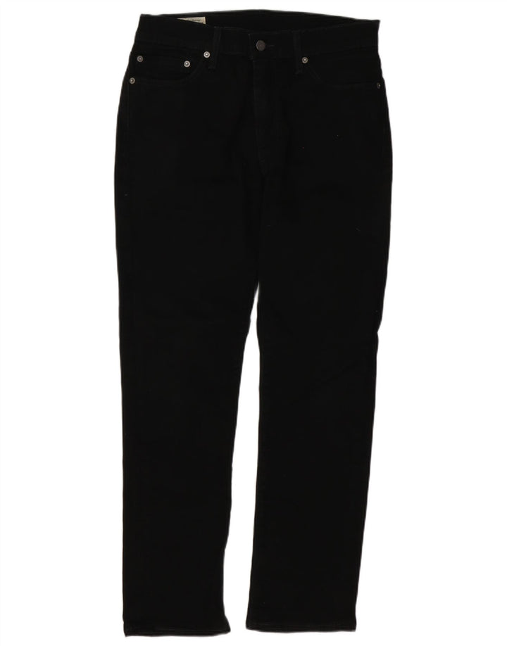 LEVI'S Herren 511 Slim Jeans W33 L30 Schwarze Baumwolle