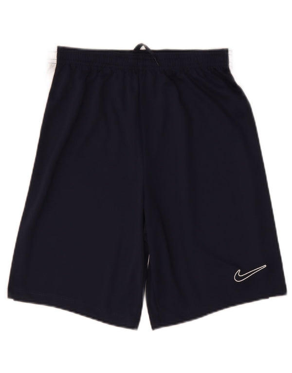Nike Dri Fit Sport-Shorts für Jungen, 13–14 Jahre, XL, Marineblau, Farbblock-Sport