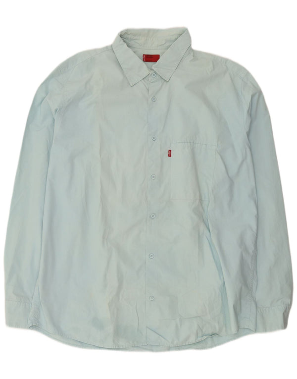 Levi's Herrenhemd 2XL Blaue Baumwolle