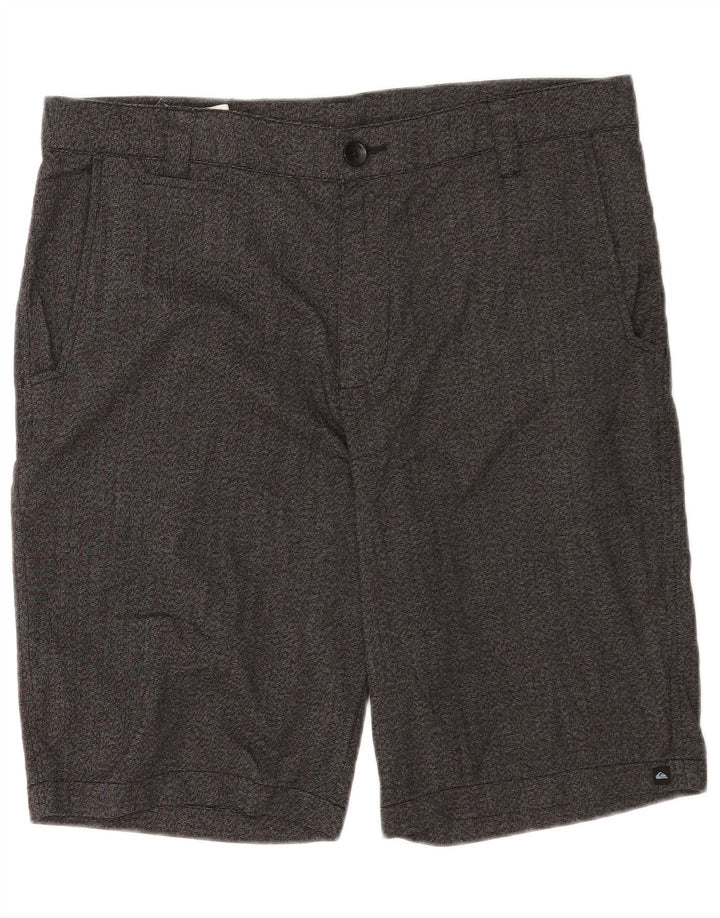 Quiksilver Herren Zathan Cargo Shorts W34 Large Grau Polyester