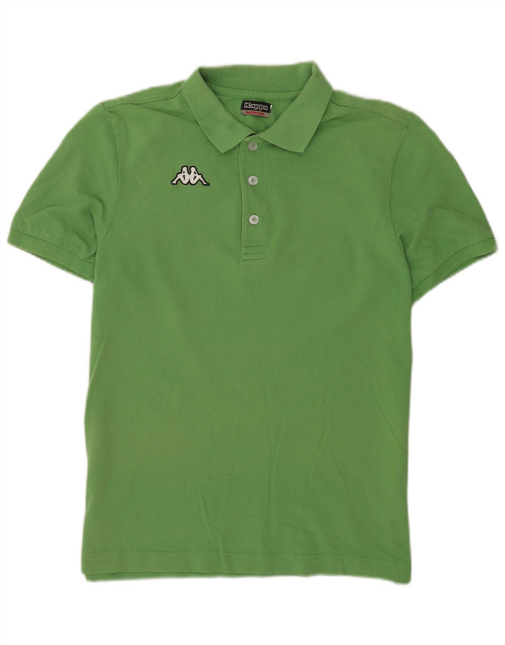 Kappa Herren-Poloshirt aus mittelgrüner Baumwolle