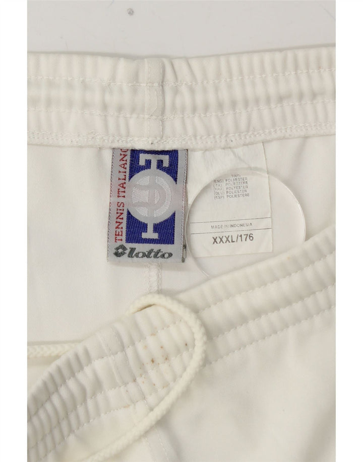 LOTTO Grafik-Sportshorts für Jungen, 15–16 Jahre, 3XL, weißes Polyester