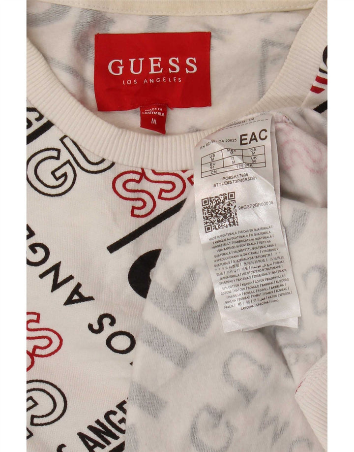 Guess Herren-Sweatshirt mit Grafik, mittelweiße Baumwolle