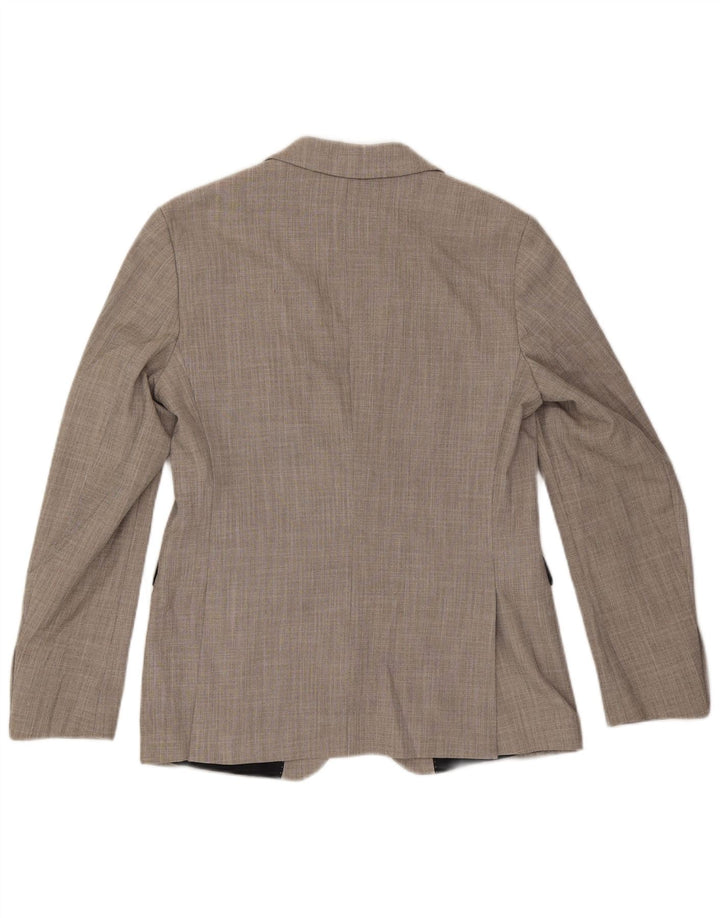 Zara Herren-Blazer mit 2 Knöpfen, EU 48, mittelgraues Polyester